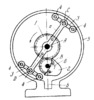 GEAR-CAM MECHANISM WITH SWIVELLING MEMBERS