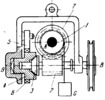 SELF-ACTING CONE FRICTION BRAKE MECHANISM OF A HOISTING SHEAVE