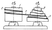 FLEXIBLE-LINK DRIVE MECHANISM WITH A SPIRAL CONICAL PULLEY