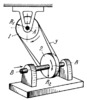 CROSSED-AXES OPEN BELT DRIVE MECHANISM