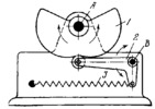 THREE-LINK SPRING-LOADED OSCILLATING-FOLLOWER CAM MECHANISM