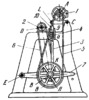 LEVER-TYPE TENSIONING DEVICE FOR A BELT DRIVE