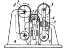 FLEXIBLE-LINK DIFFERENTIAL MECHANISM WITH FOUR MOVABLE PULLEYS