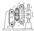 FLEXIBLE-LINK DIFFERENTIAL MECHANISM WITH FOUR MOVABLE PULLEYS