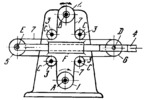 FLEXIBLE-LINK DIFFERENTIAL MECHANISM WITH TWO MOVABLE PULLEYS