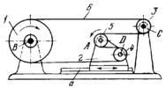 FLEXIBLE-LINK DIFFERENTIAL MECHANISM WITH A MOVABLE BEARING