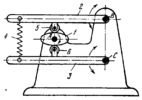 FOUR-LINK DOUBLE-FOLLOWER PLATE CAM MECHANISM