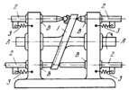 SPATIAL CYLINDRICAL RIDGE CAM MECHANISM OF THE SLANTED WASHER TYPE WITH VARIOUS FOLLOWERS