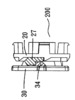 Relative positions of the fixed plate and the driving element in the (3) position