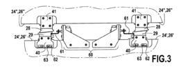 Schematic view of two caps provided with a motorized control system