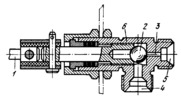 BALL-TYPE SCREW ANGLE SHUTOFF VALVE MECHANISM