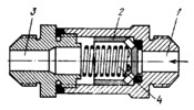 TAPER-SEAT CHECK VALVE MECHANISM