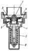 CONSTANT-PRESSURE-DROP BLEED-OFF VALVE MECHANISM