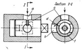 SLIT-TYPE FLOW-CONTROL VALVE MECHANISM