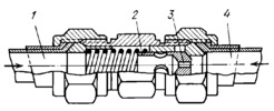 ONE-WAY FLOW-CONTROL VALVE MECHANISM