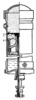 PNEUMATIC PISTON-TYPE ACCUMULATOR MECHANISM