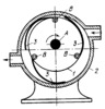 LEVER MECHANISM OF A TRIPLE HINGED-ELASTIC-VANE ROTARY PUMP