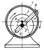 LINK-GEAR MECHANISM OF A HINGED-VANE PUMP