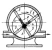 LINK-GEAR MECHANISM OF A ROTARY SPRING-LOADED-VANE PUMP
