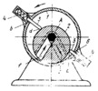 LINK-GEAR MECHANISM OF A SLIDING-ABUTMENT ROTARY-HOUSING PUMP