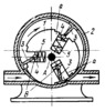 LINK-GEAR MECHANISM OF A ROTARY VANE PUMP