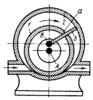 LINK-GEAR MECHANISM OF A ROTARY VANE PUMP