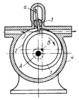 LINK-GEAR ECCENTRIC MECHANISM OF A COLLAR-TYPE ROTARY PUMP