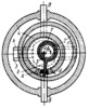 LINK-GEAR ECCENTRIC MECHANISM OF A ROTARY PUMP