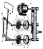 LINKWORK MECHANISM OF A GAS ANALYZER