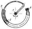 LEVER MECHANISM OF A PISTON-TYPE DAMPER FOR A POINTER INSTRUMENT