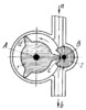 THREE-TOOTH ROTARY PUMP MECHANISM WITH A DISTRIBUTOR ROTOR