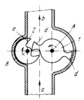 TWO-TOOTH ROTARY PUMP MECHANISM WITH A DISTRIBUTOR ROTOR