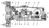 WORM GEARING OF A METERING PUMP
