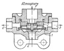 RAPID BRAKE RELEASE VALVE MECHANISM WITH AN ELASTIC DIAPHRAGM