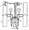 MECHANISM FOR REGULATING THE RATIO OF GAS DELIVERED BY TWO PIPELINES