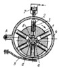 ROTARY PISTON PUMP MECHANISM WITH AUTOMATICALLY VARIABLE DISPLACEMENT