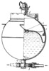 HYDROPNEUMATIC SPHERICAL ACCUMULATOR MECHANISM