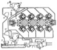 HYDRAULIC MECHANISM OF A MULTIPLE CLAMPING FIXTURE