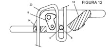 Passage of the rope through the lowering device