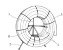Support with its coil