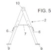 Front view of one of the support brackets