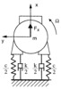 Mounting of an engine in a motor vehicle