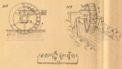 Meccanismi binari semplici, classe delle ruote dentate, tav. 11, fig. 318-319