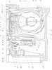 Longitudinal section through the lower part of the device