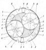 Axial Section through Rotary Pistons Engine