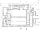 Axial Section through o Rotary Engine