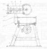 Side view of wire straightening device