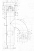Longitudinal section through a mechanical valve, breathing