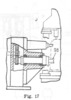 Partial cross section boring head