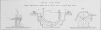 Tav. XXV, Breysse Louis Michel, Appareil à caller les navires en reparation dans les ou formes de carénage dit appareil Breysse